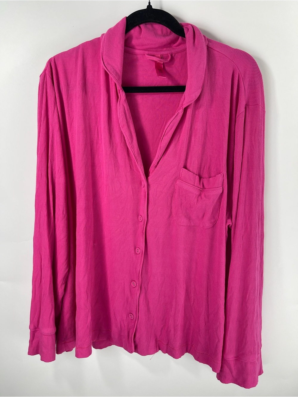 SKIMS Ribbed Pajama Set Women's 2X Pink Button Down Wide Leg
Loungewear - Picture 2 of 13